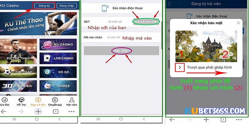 Hướng dẫn đăng ký kubet trên smartphone Hướng dẫn đăng ký kubet trên smartphone