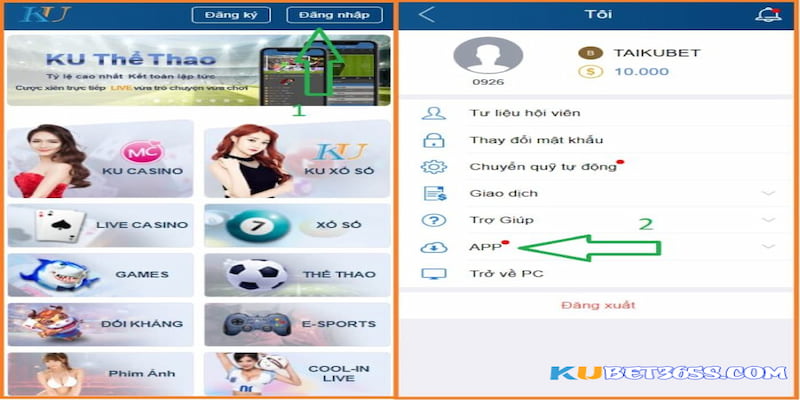 Tải ứng dụng Kubet về điện thoại được thực hiện tương đối đơn giản Tải ứng dụng Kubet về điện thoại được thực hiện tương đối đơn giản
